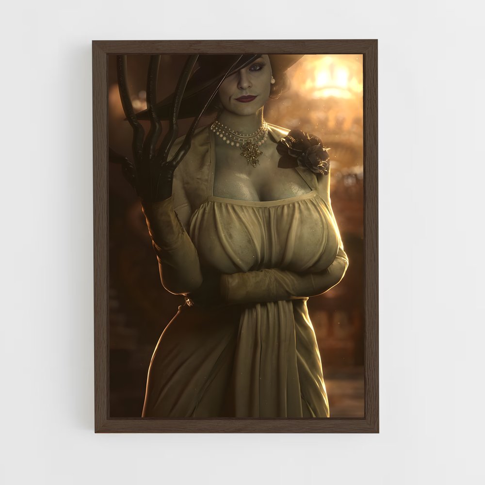 Poster Lady Dimitrescu – affiche Resident Evil (vue 5)